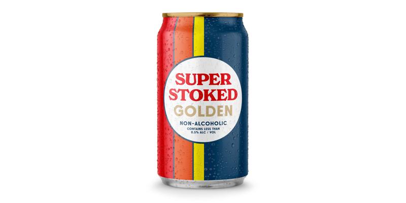 Super Stoked Non-Alcoholic Golden