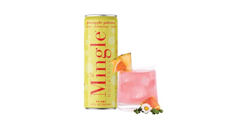 Mingle Mocktails Pineapple Paloma