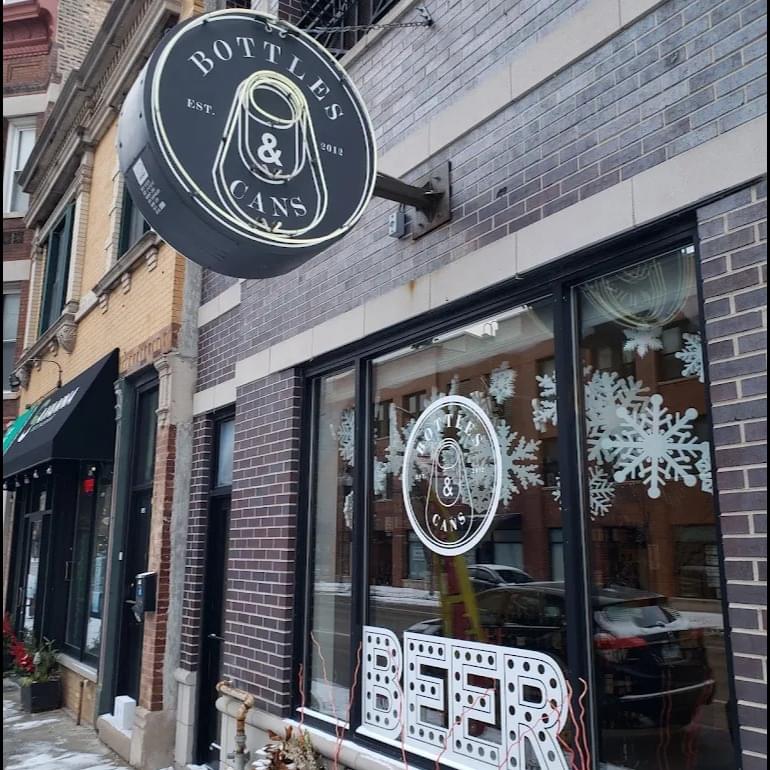 Bottles & Cans North Center Chicago - specialty shop with hard-to-find non-alcoholic beers