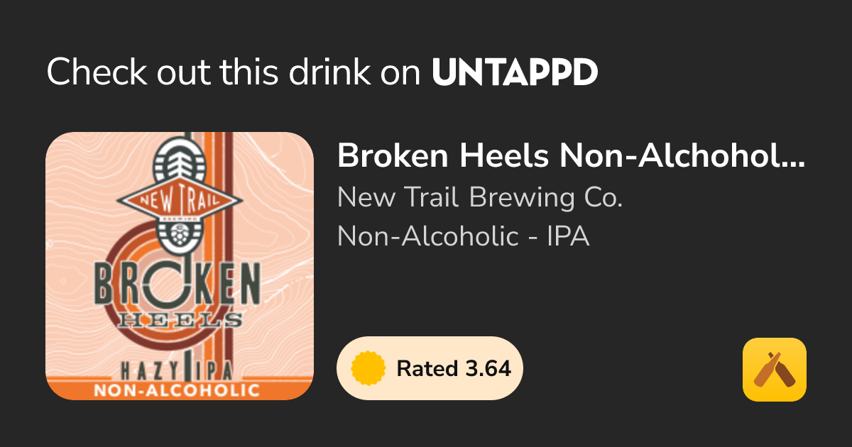 Broken Heels Non-Alcoholic Hazy IPA
