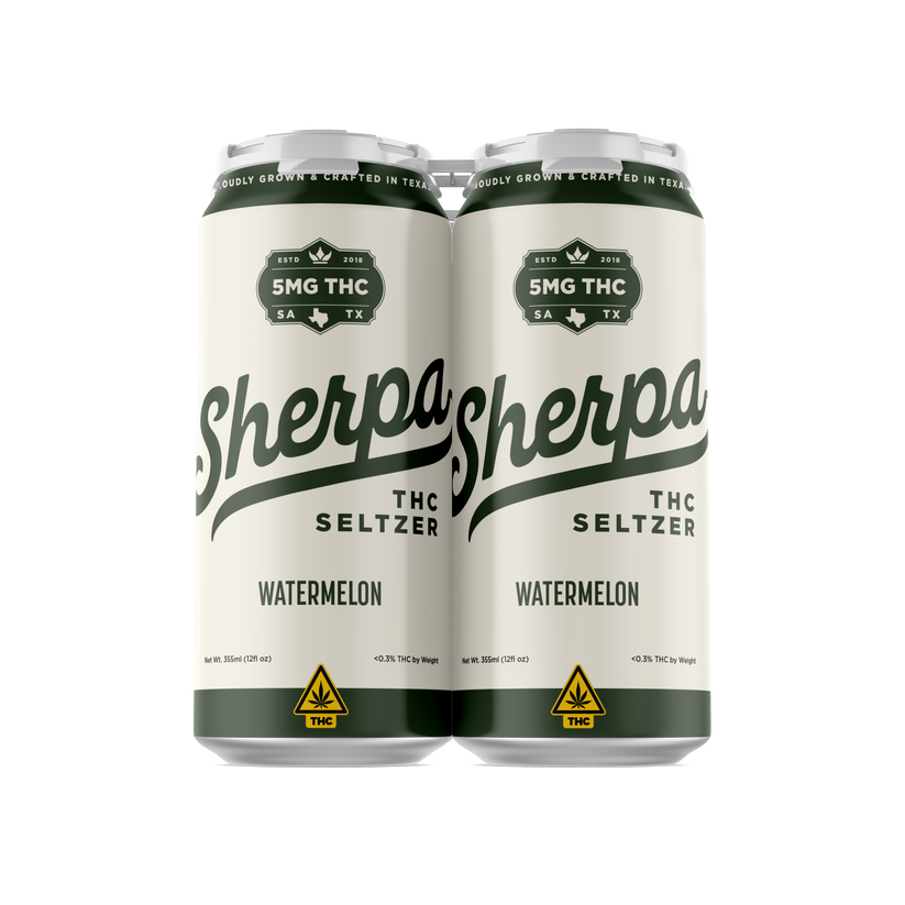Sherpa THC Seltzer: Watermelon