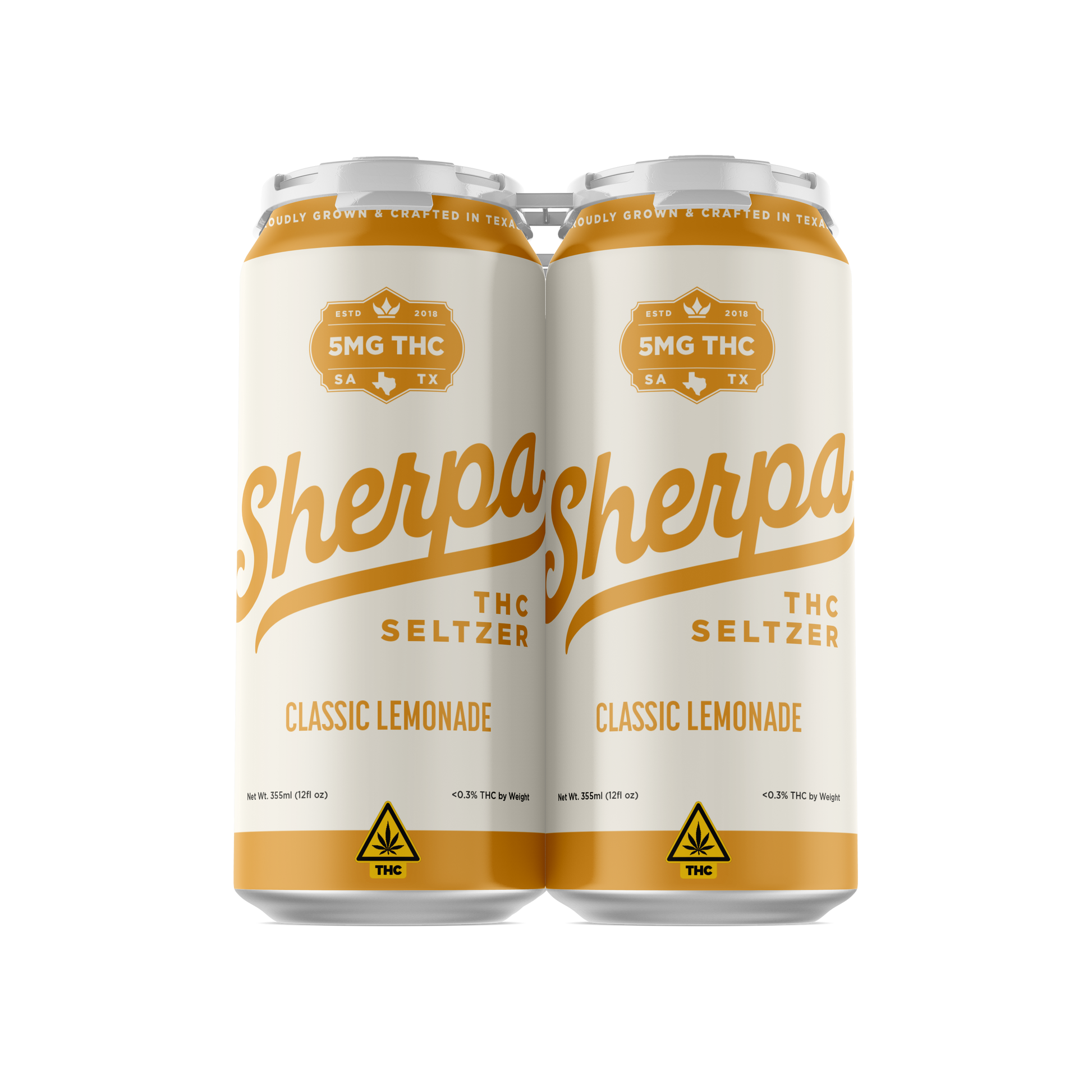 Sherpa THC Seltzer: Classic Lemonade