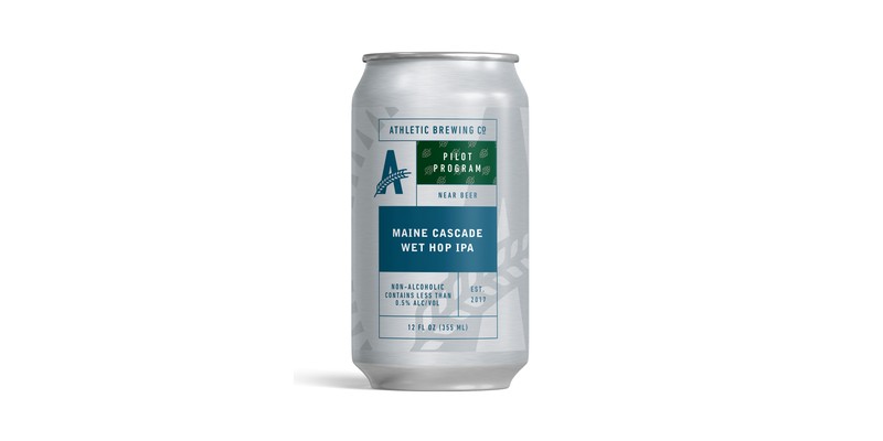 Athletic Brewing Maine Cascade Wet Hop IPA