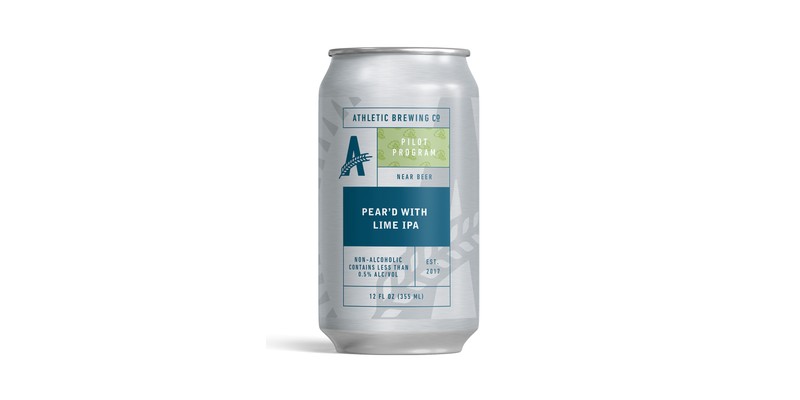Athletic Brewing Pear'd with Lime IPA