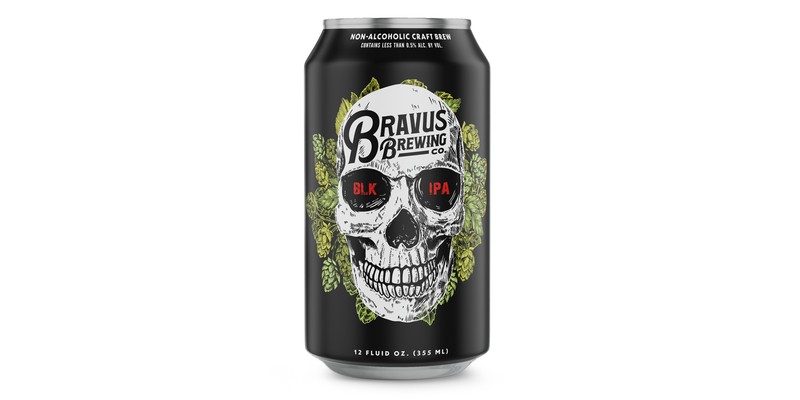Bravus Brewing BLK IPA - 0 calories, 0.5% ABV