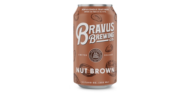 Bravus Brewing Nut Brown - 0 calories, 0.5% ABV