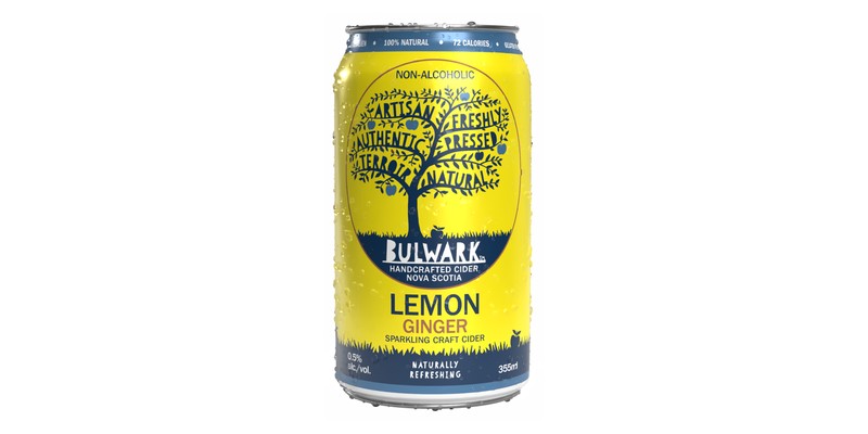 Bulwark Lemon Ginger Non-Alc Craft Cider