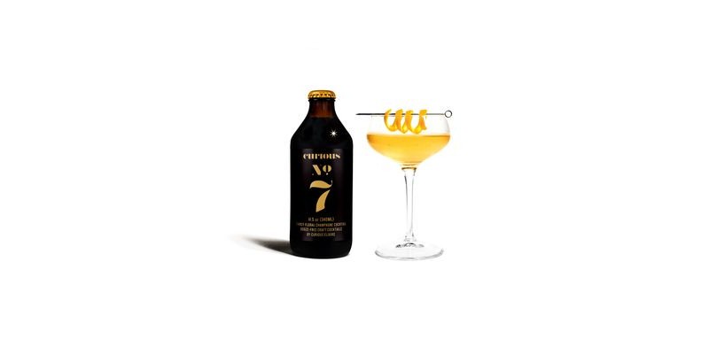 Curious Elixirs No. 7 (Nonalcoholic Sparkling Champagne Cocktail)
