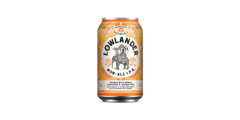 Lowlander Botanical Beers Non-Alc I.P.A.