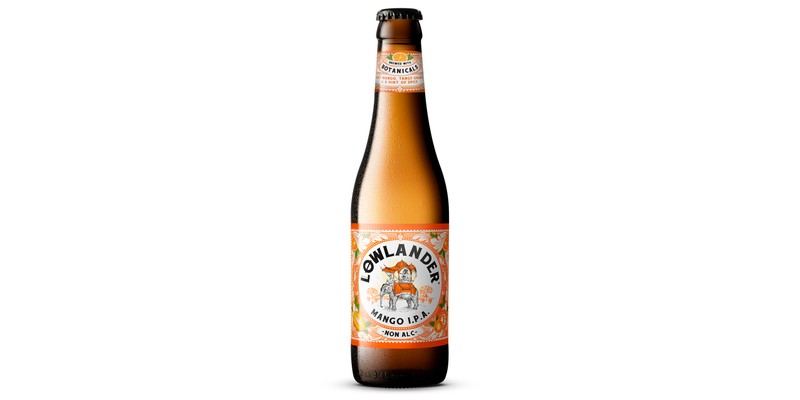 Lowlander Botanical Beers Non-Alc Mango IPA