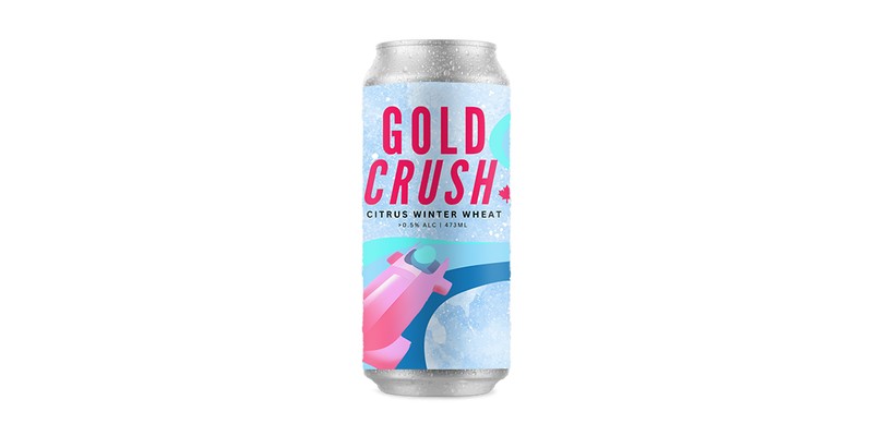 One for the Road Brewing Gold Crush, Citrus Winter Wheat Ale