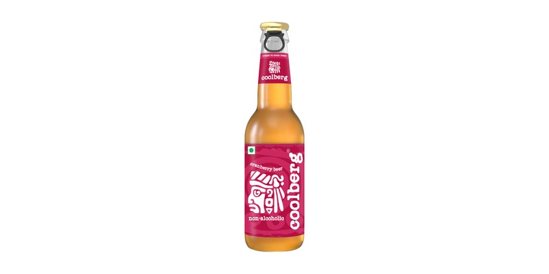 Coolberg Cranberry Malt Non-alcoholic - 112 calories, 0% ABV