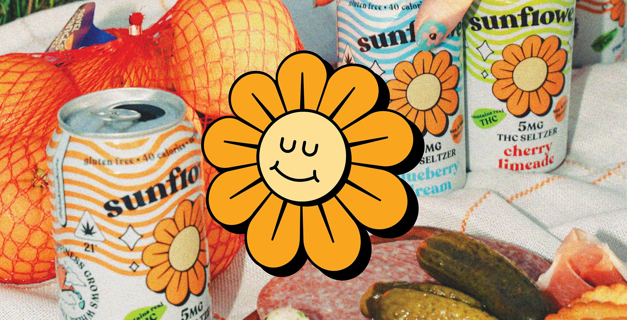 Sunflower THC Seltzer