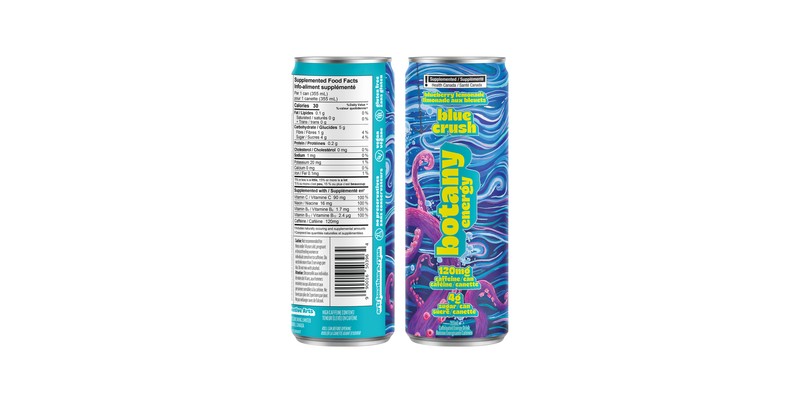 Botany Energy Blue Crush Blue Lemonade
