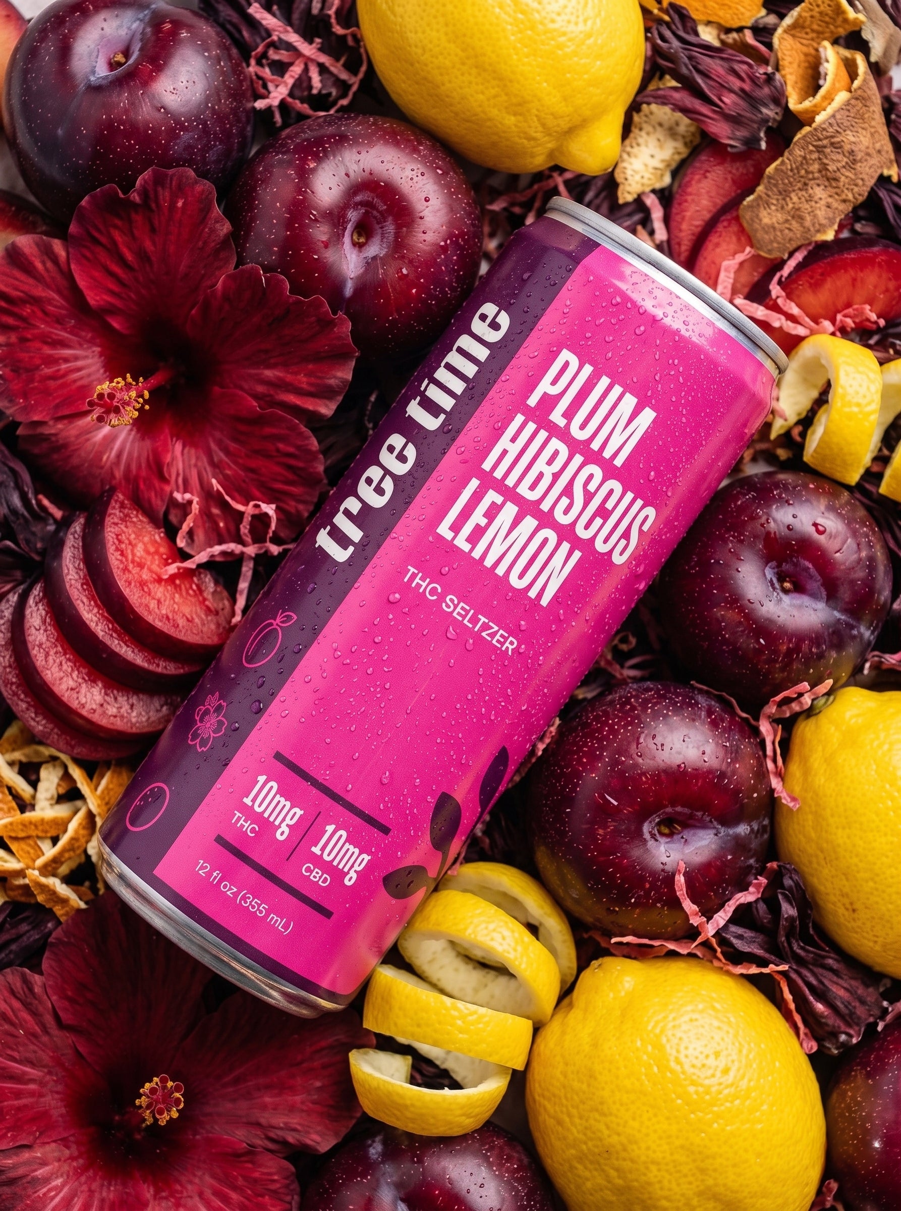 Plum Hibiscus Lemon