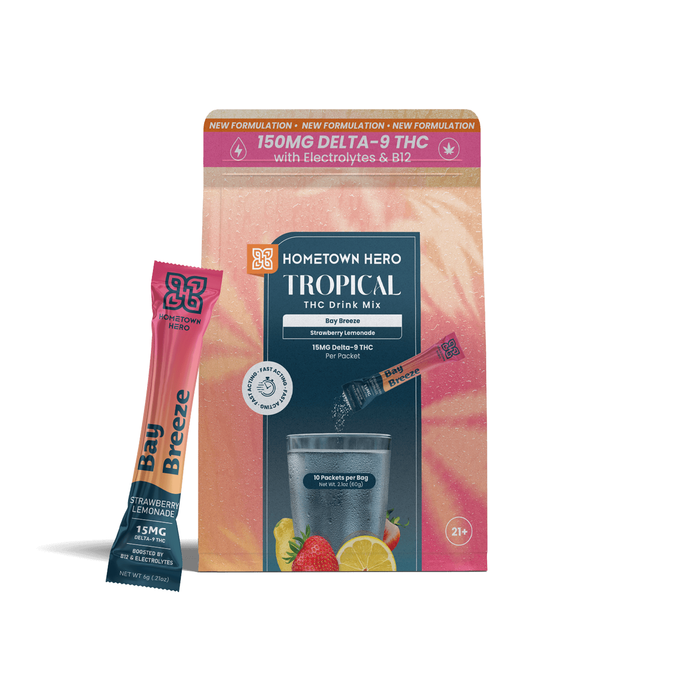 Bay Breeze Tropical THC Drink Mix