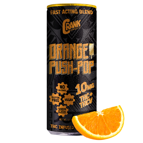 Orange Push-Pop Energy Drink
