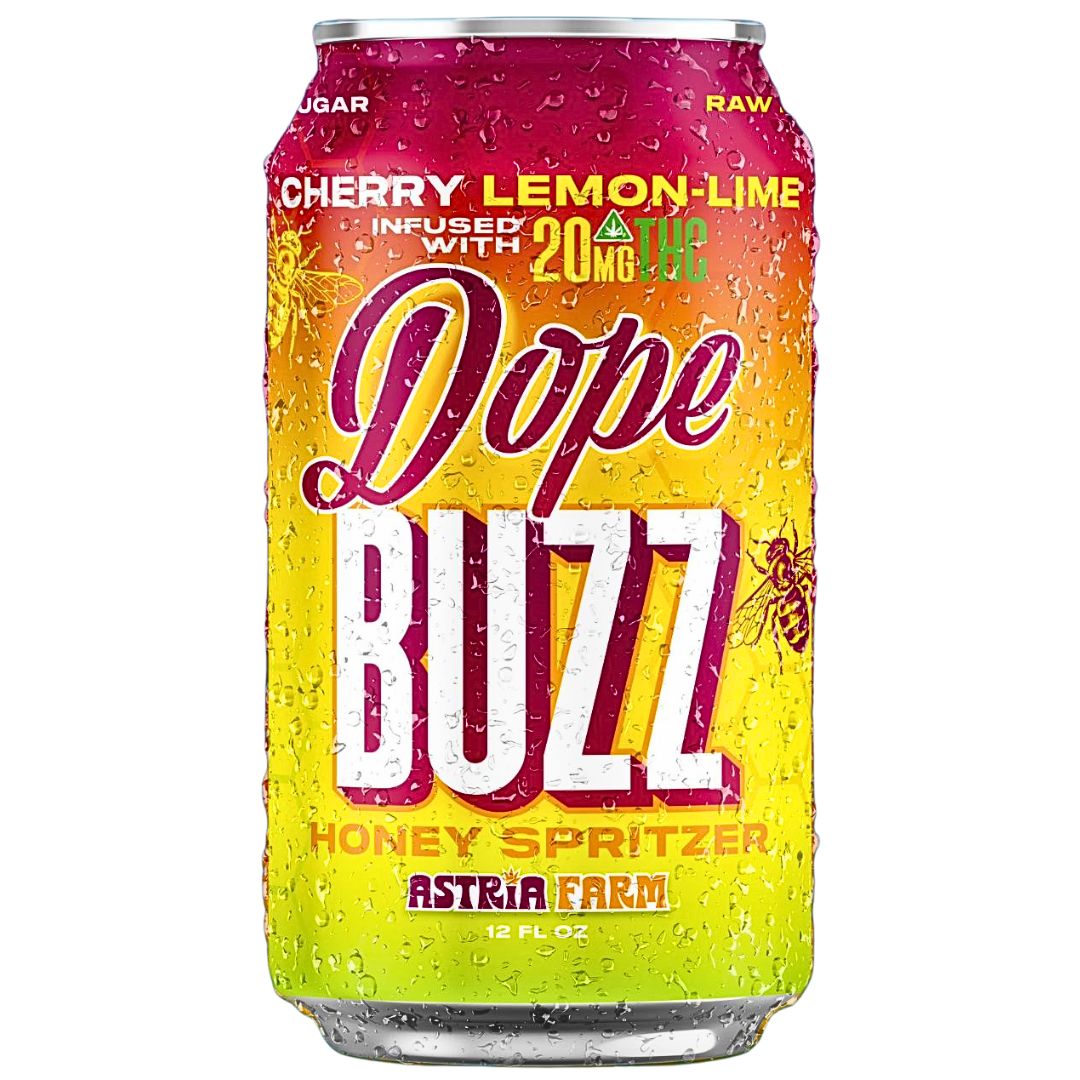 Dope Buzz Cherry Lemon-Lime Honey Spritzer