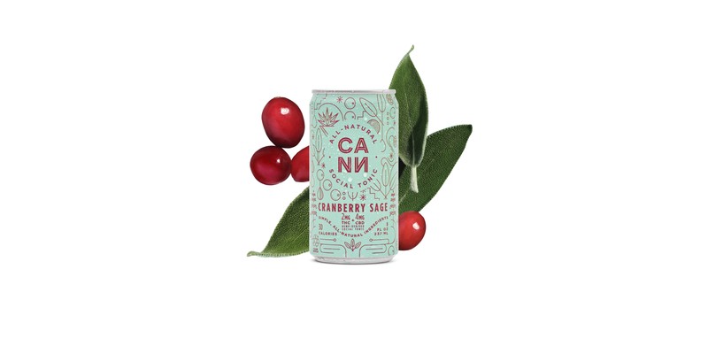 Cann Cranberry Sage Tonic - 2mg THC