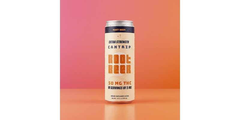 Cantrip Extra Strength Root Beer Soda - 50mg THC