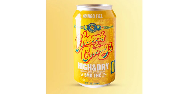 Cheech & Chong Mango Fizz Seltzer - 5mg THC
