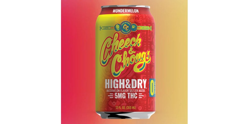 Cheech & Chong Wondermelon Seltzer - 5mg THC