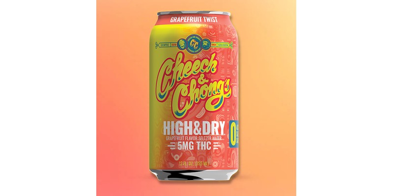 Cheech & Chong Grapefruit Twist Seltzer - 5mg THC