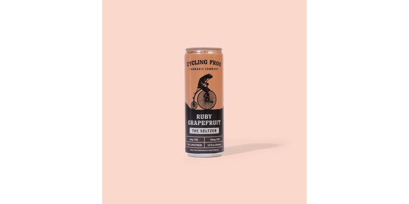 Cycling Frog Ruby Grapefruit THC Seltzer