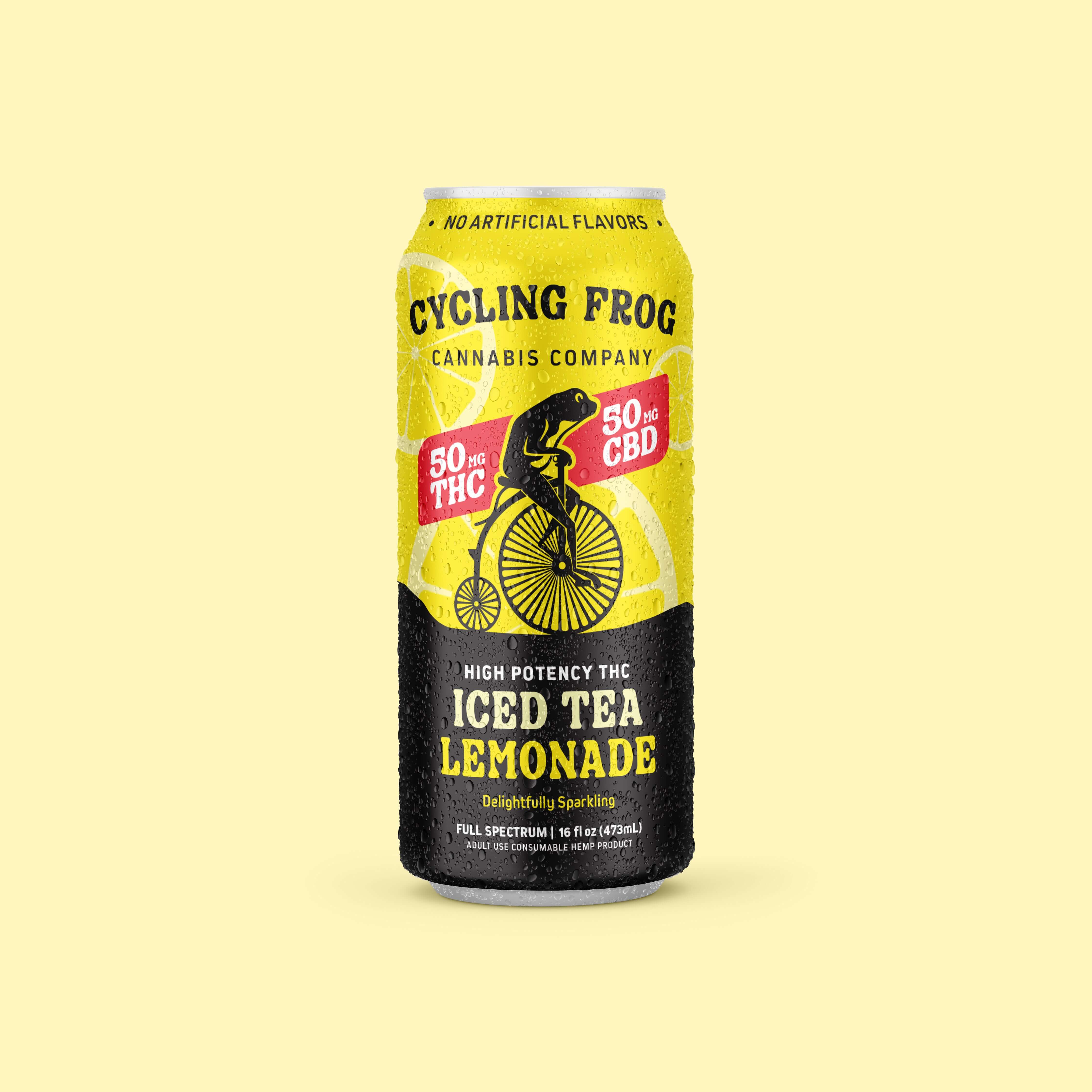 Sparkling THC Iced Tea Lemonade