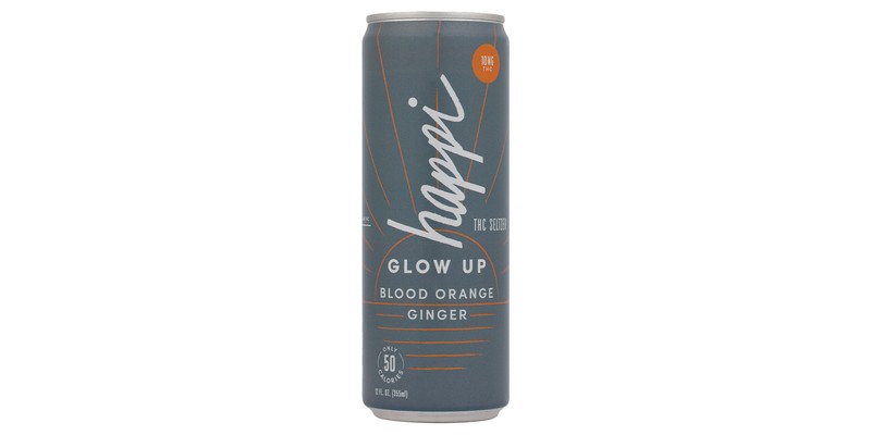 Happi Glow Up Seltzer - 5-10mg THC