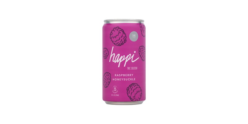 Happi Raspberry Honeysuckle Seltzer
