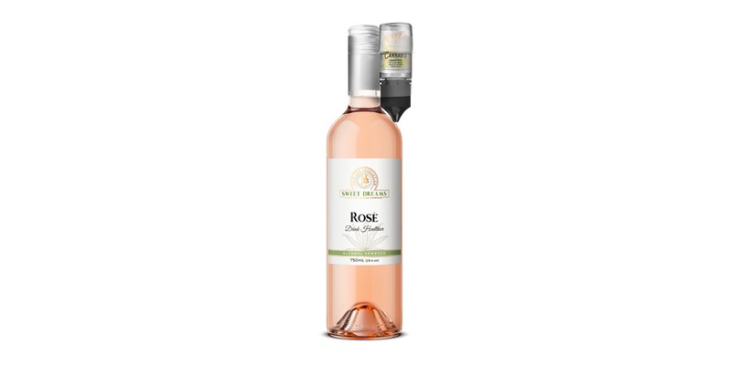 Rosé Non-Alcoholic Wine