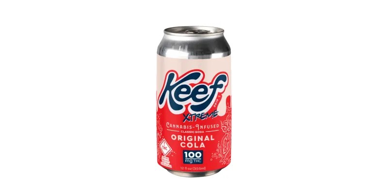 Keef Xtreme Original Cola Soda - 100mg THC