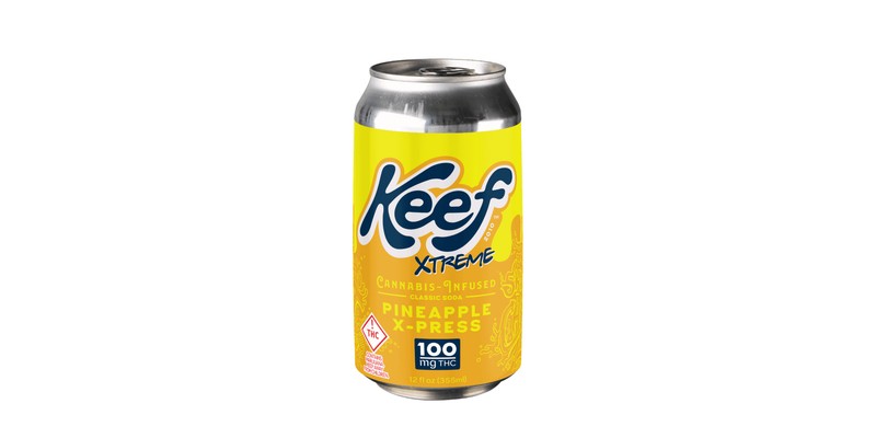 Keef Xtreme Pineapple Soda - 100mg THC
