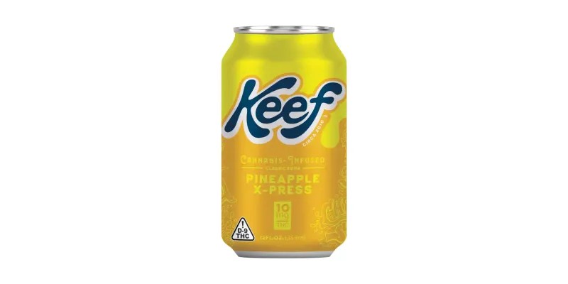 Keef Pineapple Soda - 10-25mg THC