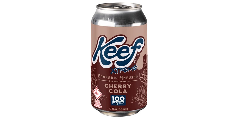 Keef Xtreme Cherry Cola Soda - 100mg THC