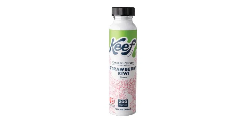 Keef Strawberry Kiwi Water - 100-200mg THC