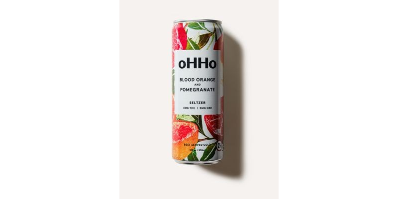 Blood Orange & Pomegranate Seltzer