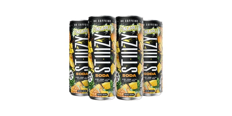 Stiizy Pineapple Soda - 10mg THC