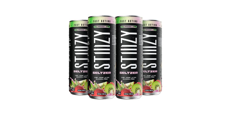 Stiizy Strawberry Kiwi Seltzer - 5mg THC