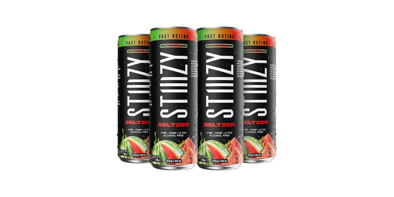 Stiizy Watermelon Wave Seltzer - 5mg THC