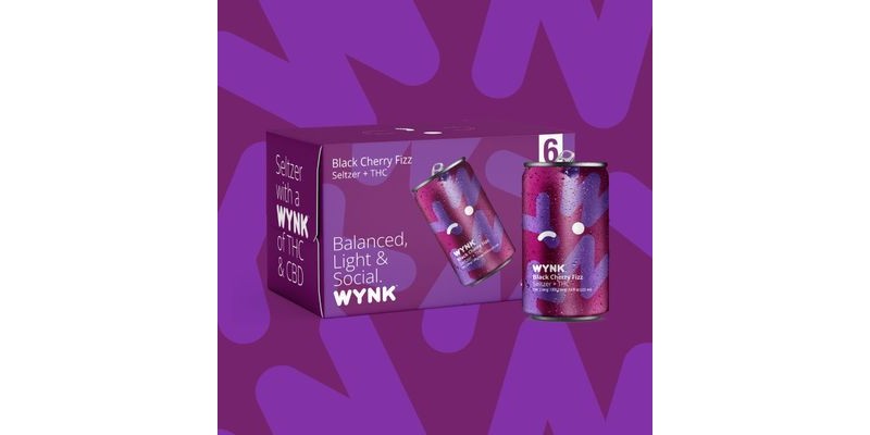 Wynk Black Cherry Fizz - 2.5-5mg THC
